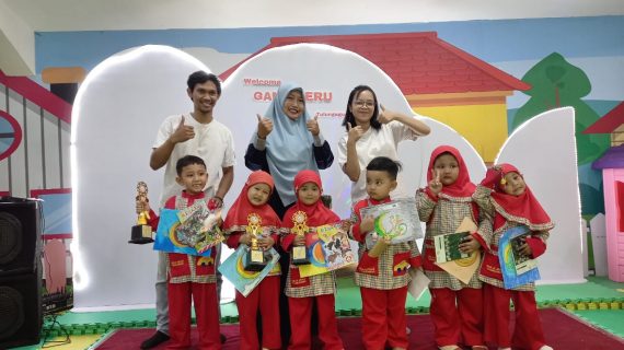 “Perayaan Maulid Nabi: Lomba Mewarnai Kaligrafi PAUD Al Azhaar Tulungagung”