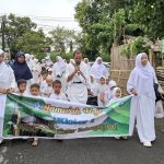 Keceriaan anak anak paud Al Azhaar dalam kegiatan manasik haji 2025